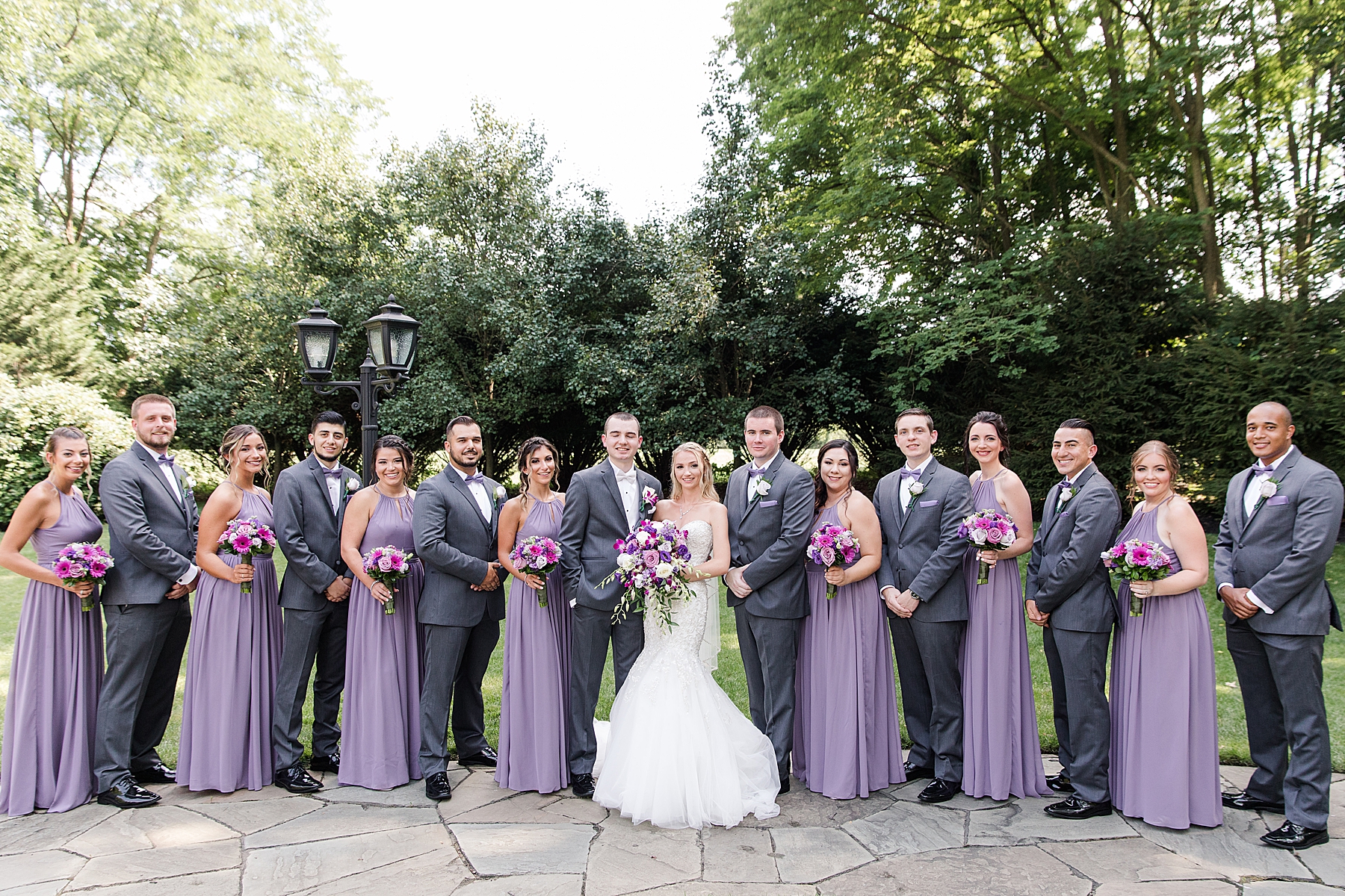 lavender color palette wedding