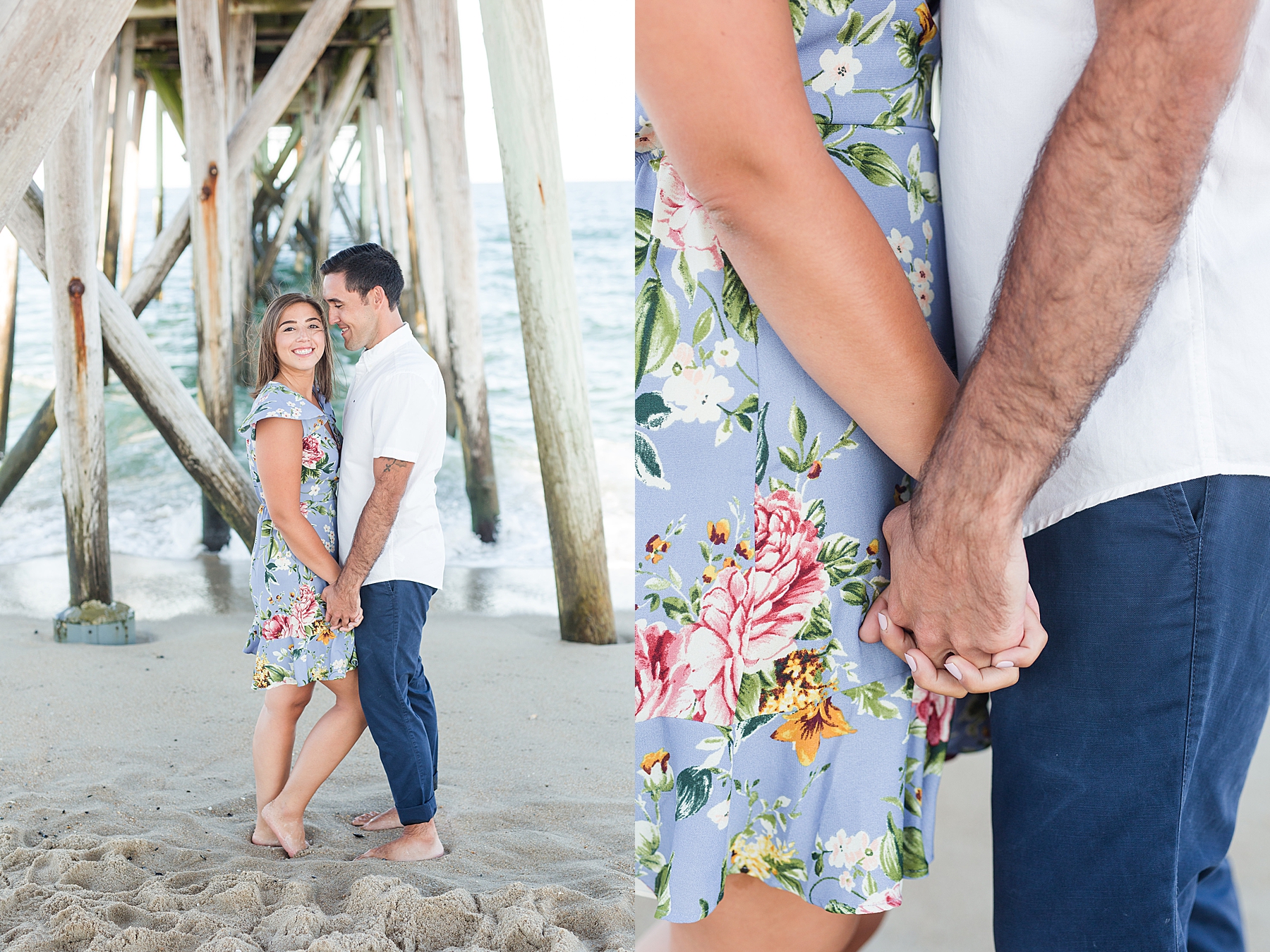 Olivia + Dale's Belmar Beach Engagement Photos