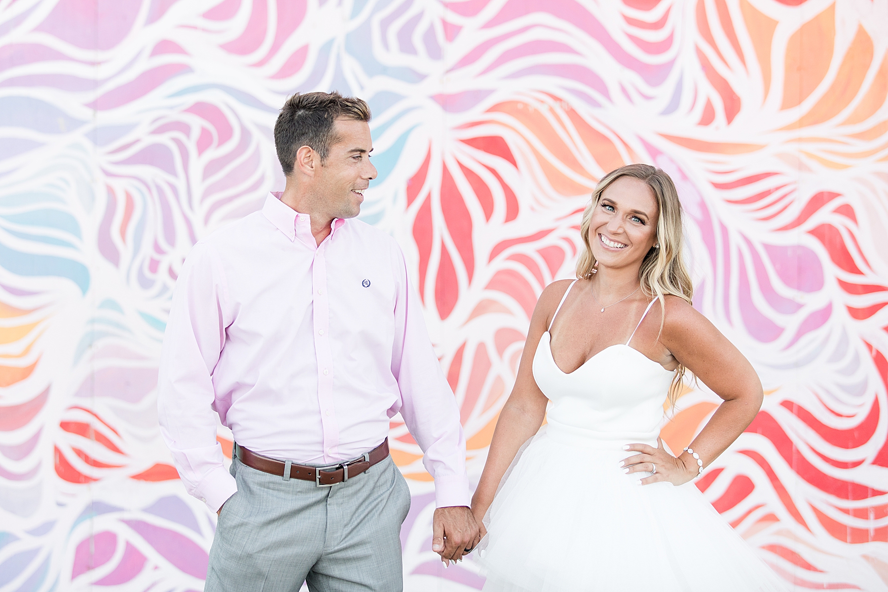 Vicki and Brandon's Wedding Portraits at Asbury Park Beach