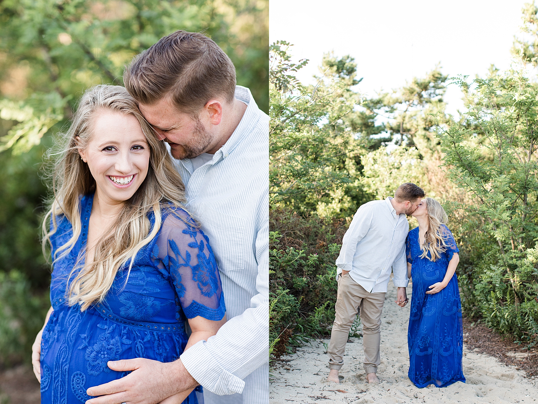 Caitlin + Sean's Maternity Photos at Belmar Beach