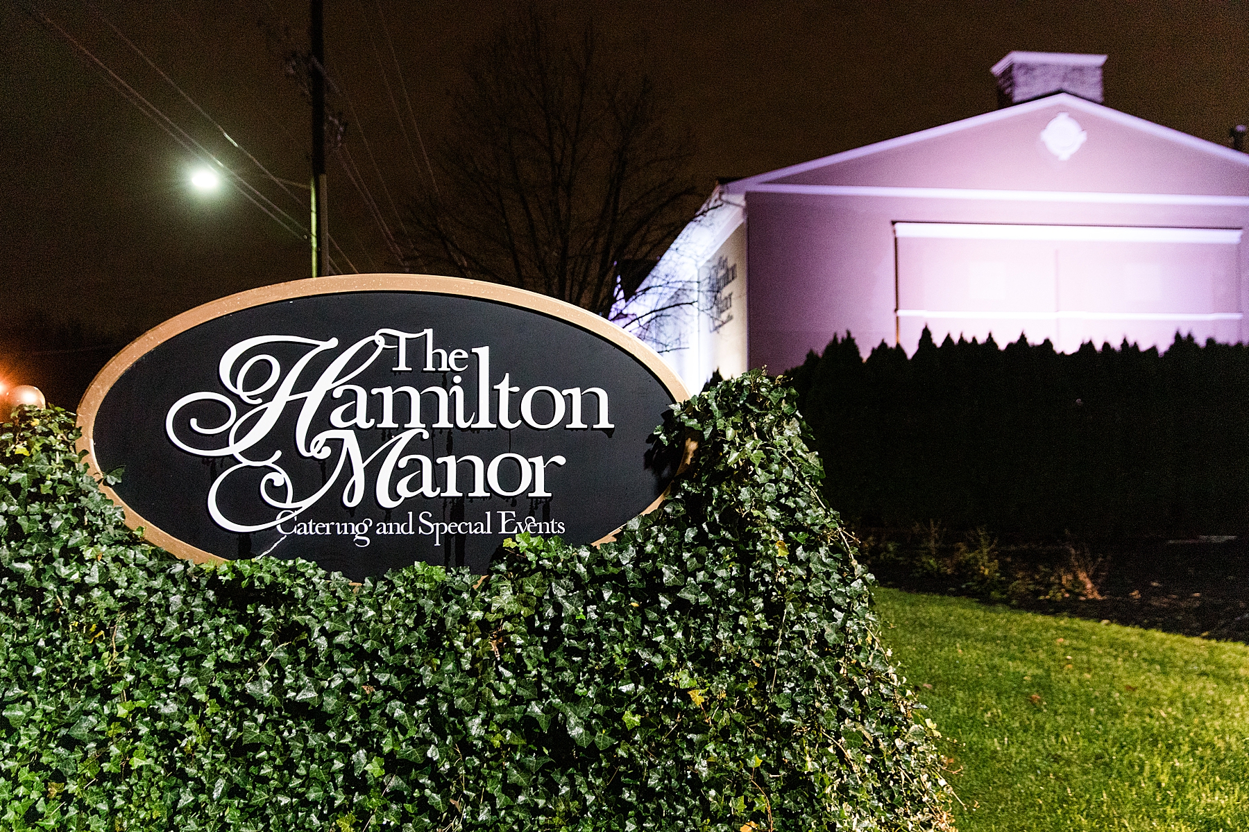 Hamilton Manor Wedding