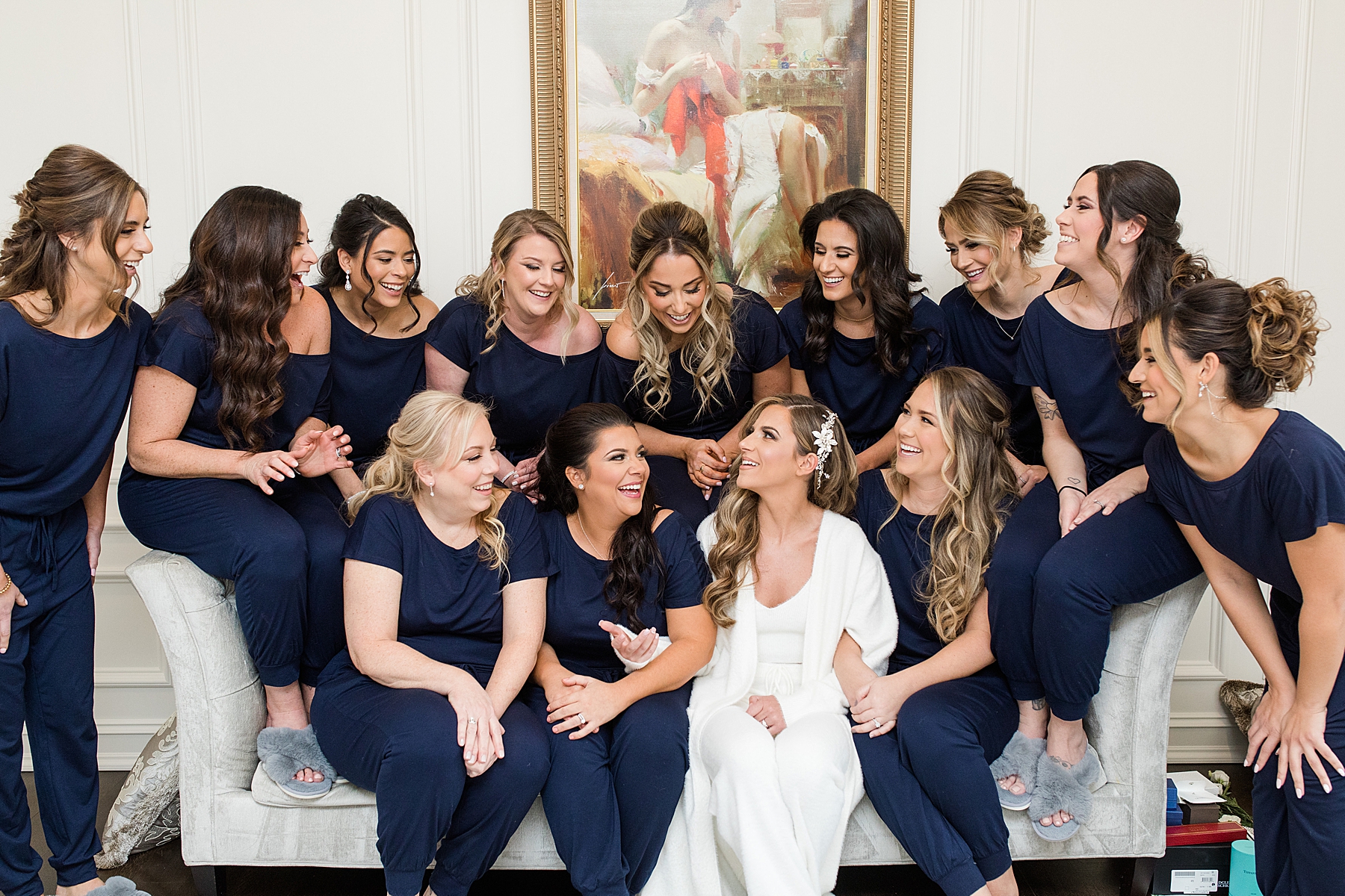 Bride With Her Friends