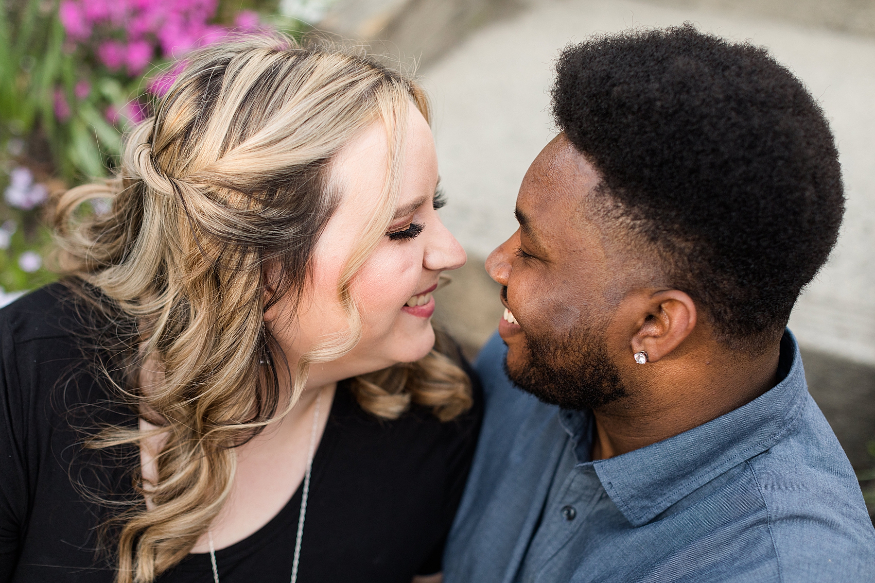 Engagement Couple Photoshoot Sayen Gardens NJ