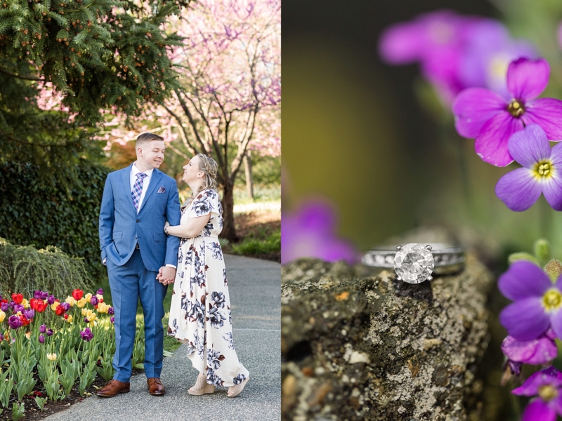 Deep Cut Gardens Engagement Photo