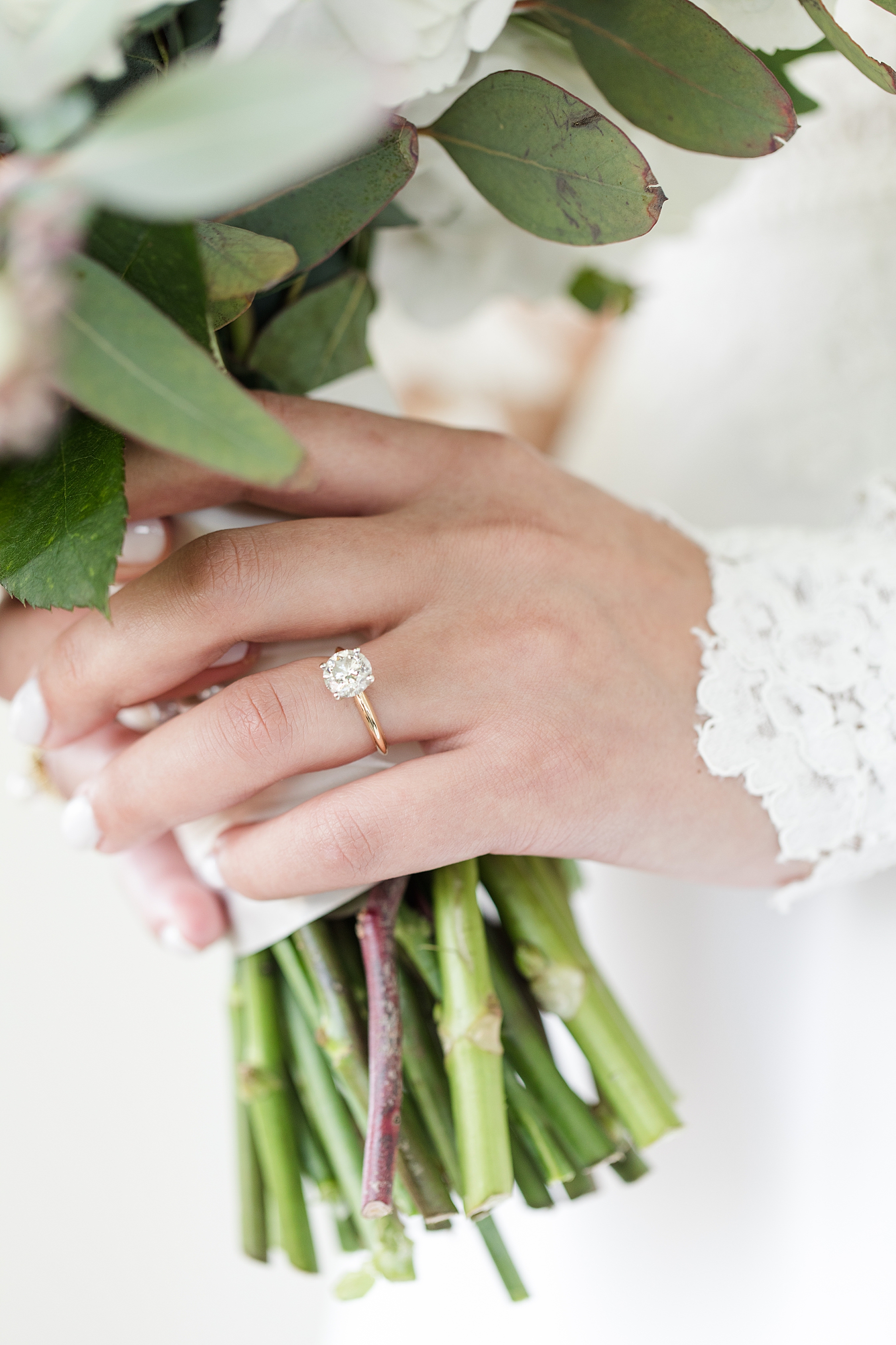 Wedding Ring In Brides Hand