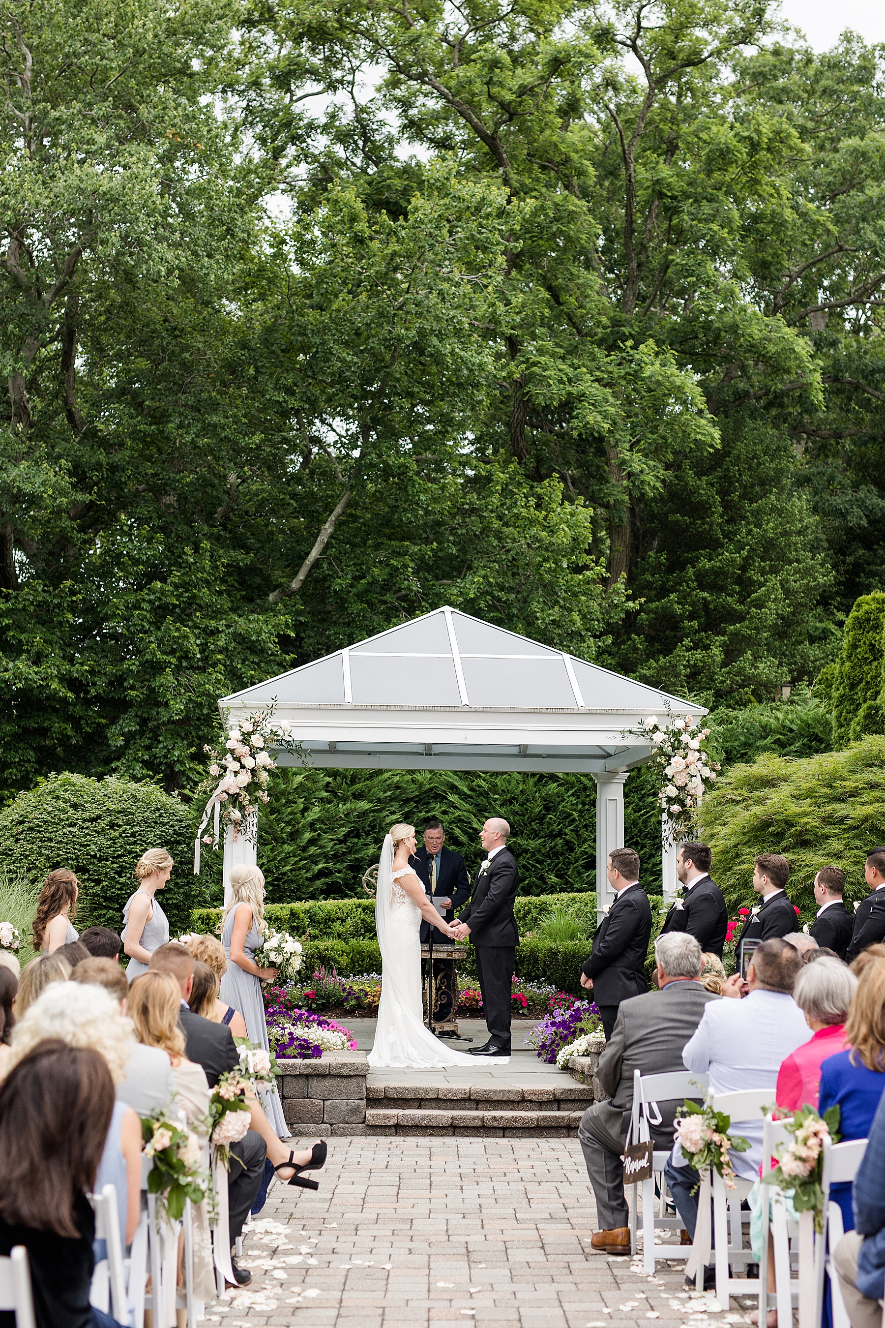 The Mill Spring Lake B&W Wedding Photograph