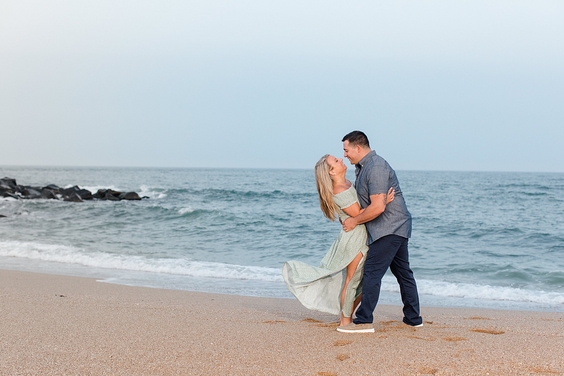 Belmar Beach Engagement Photography