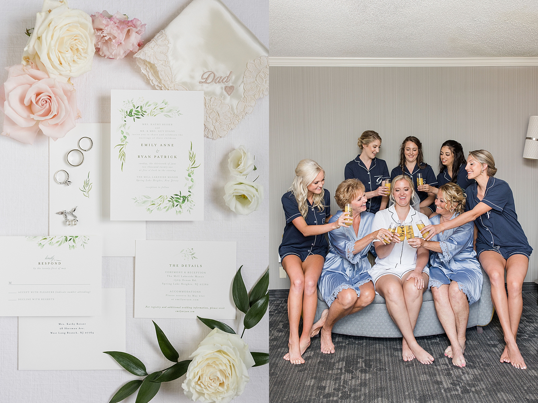 The Mill Spring Lake Bride & Bridesmaid Wedding Photo