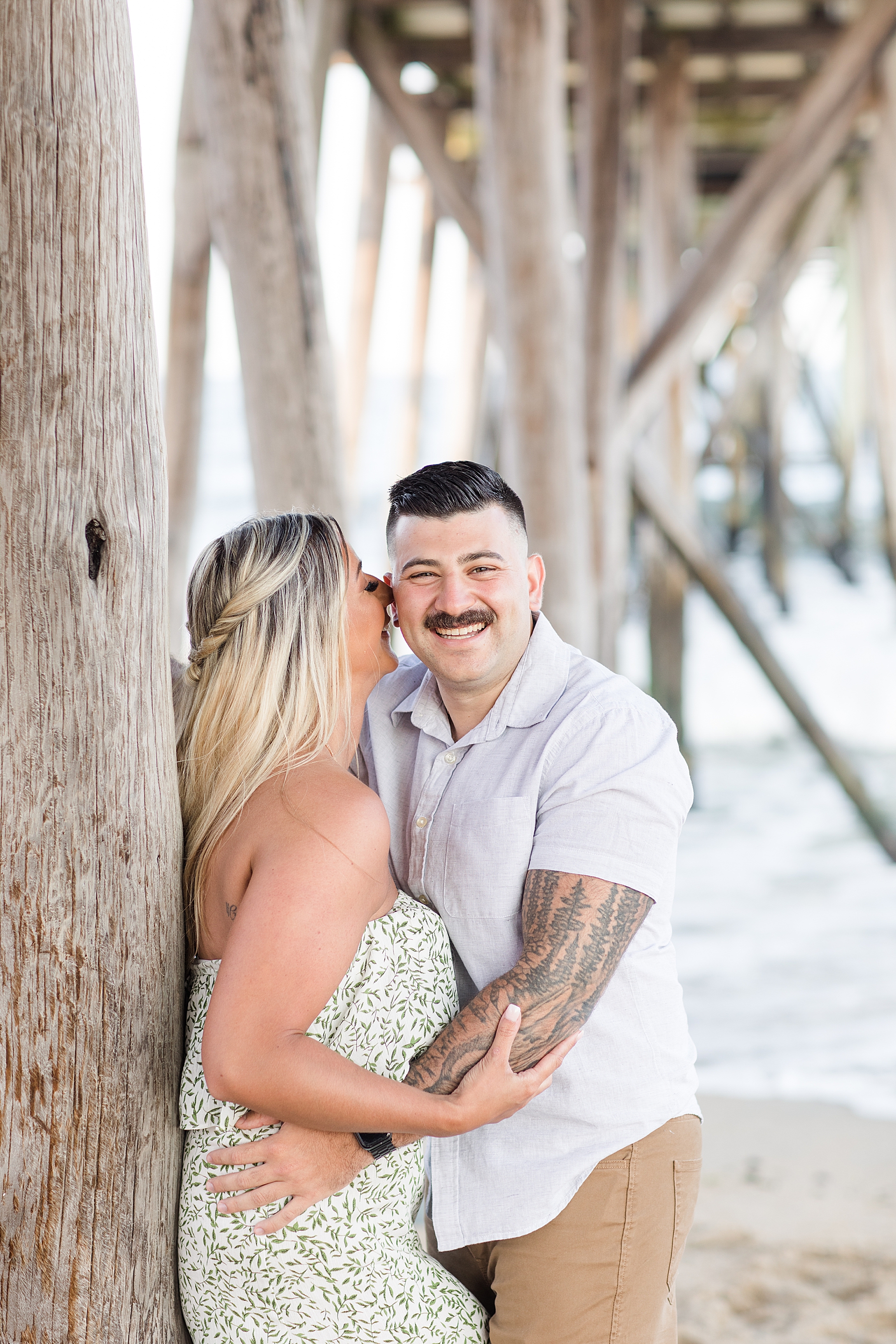 Belmar Beach Engagement Picture