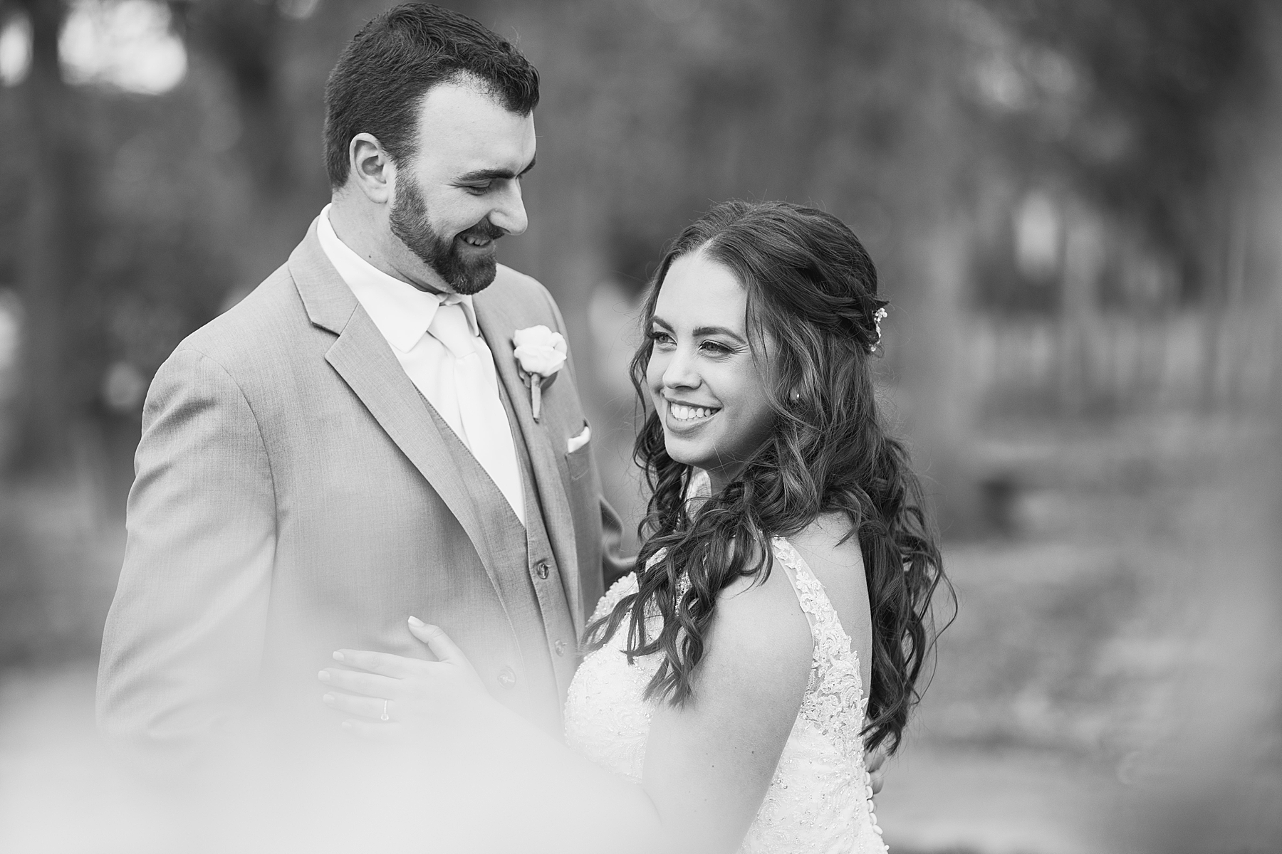 The Mainland B&W Wedding Photography