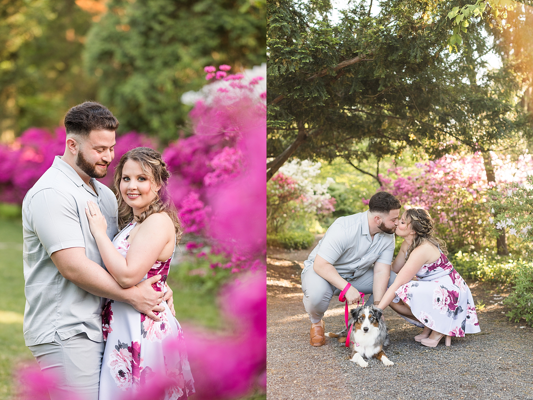 Sayen Gardens Engagement Session