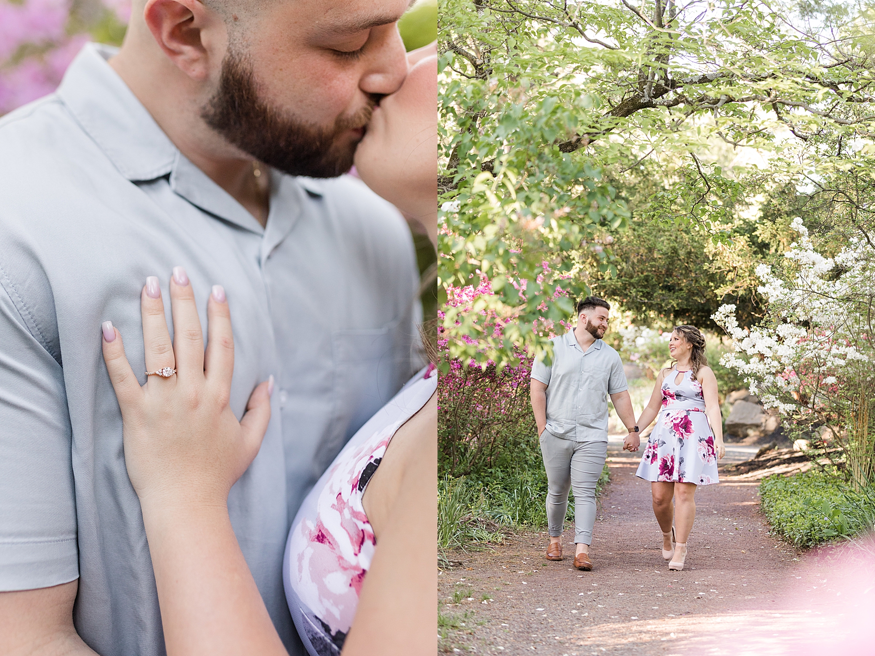 Sayen Gardens Engagement Session