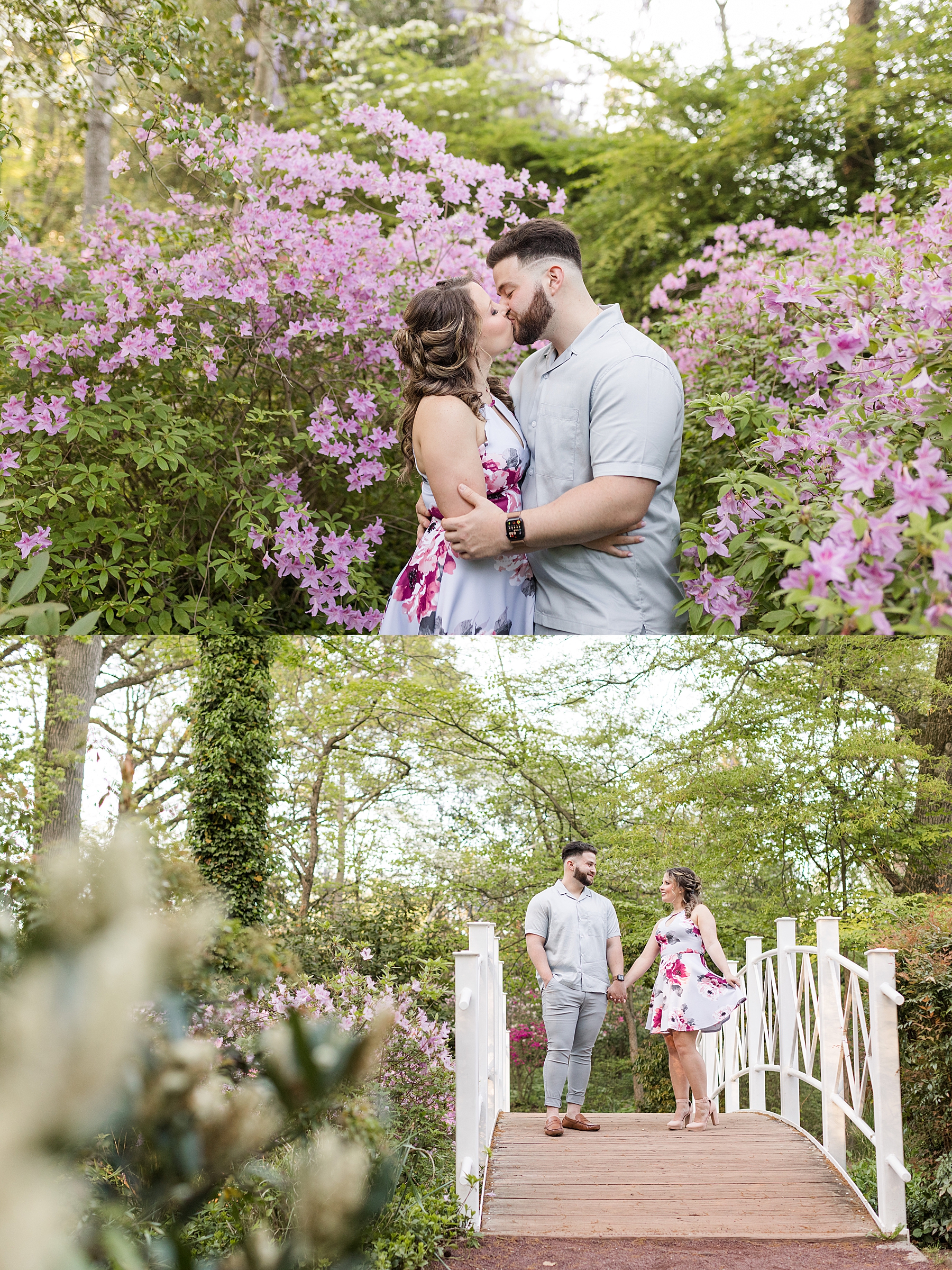 Sayen Gardens Engagement Session