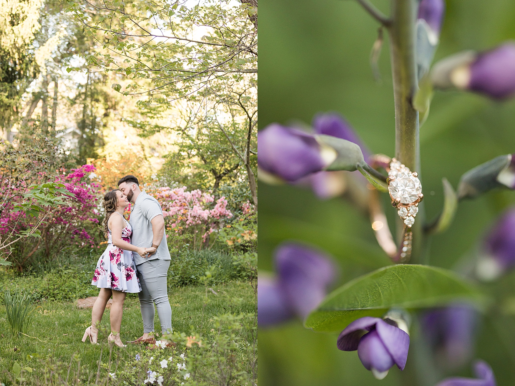 Sayen Gardens Engagement Session