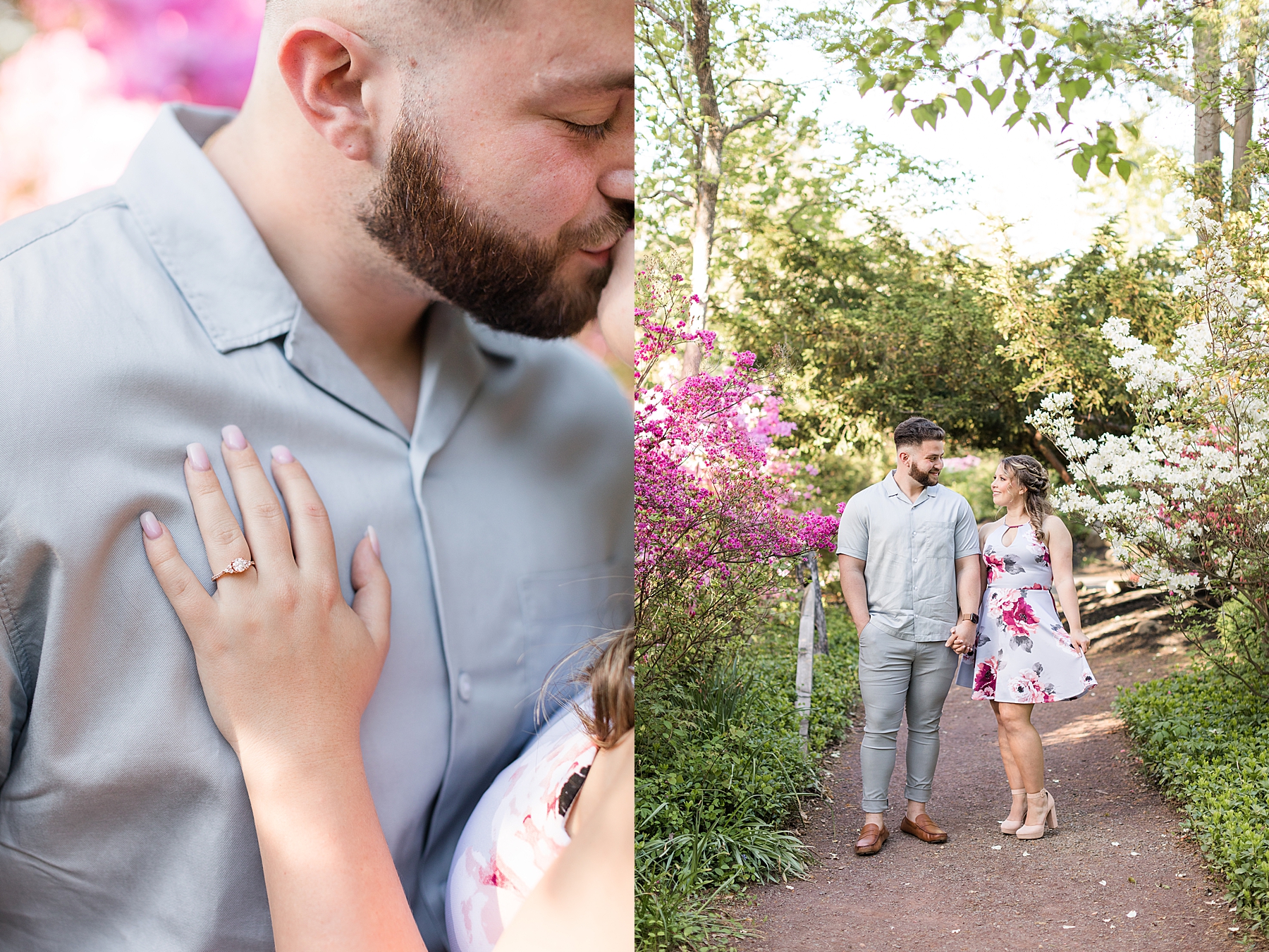 Sayen Gardens Engagement Session