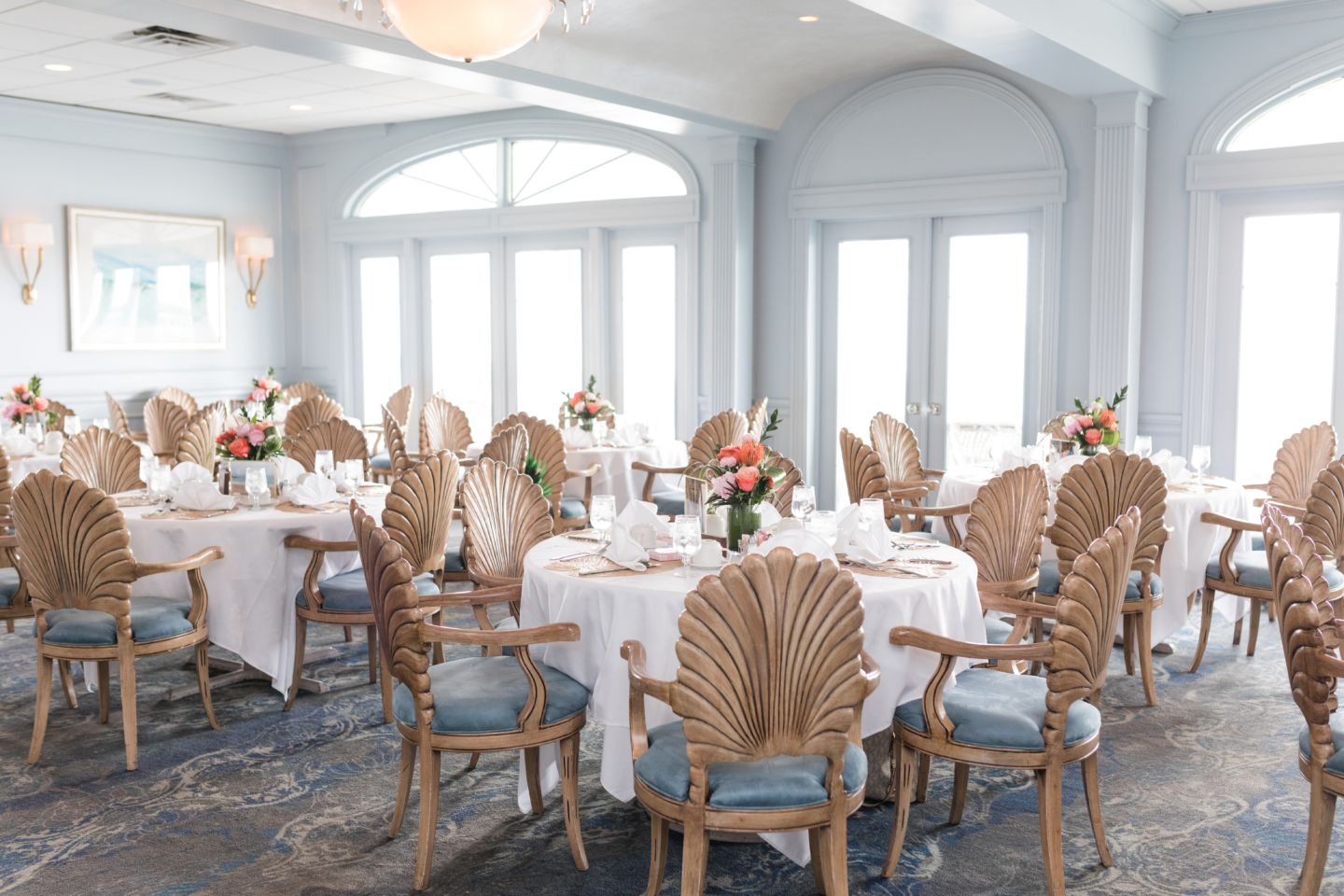 A bridal shower venue at The Breakers on the Ocean