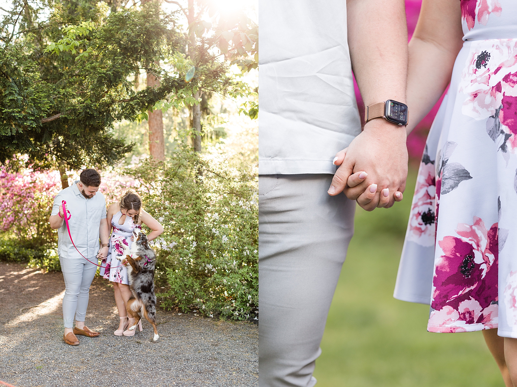 Sayen Gardens Engagement Session