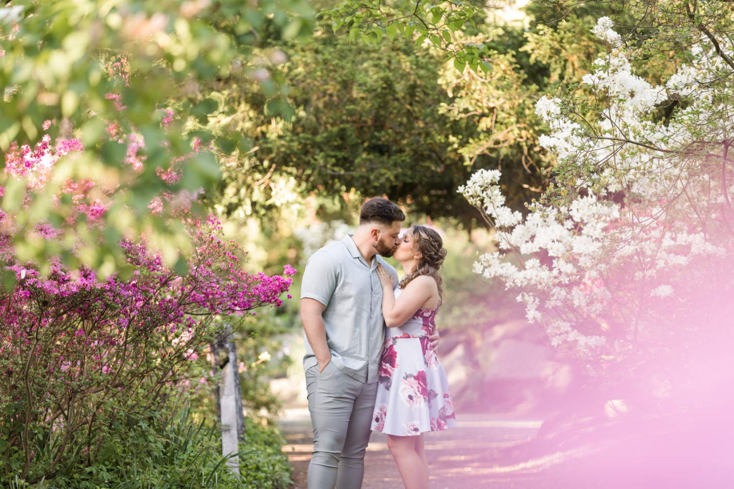 Sayen House and Gardens Engagement Session