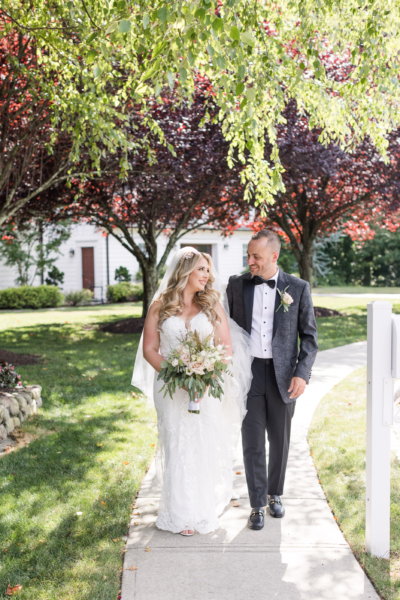 Couple at Wedding at The English Manor