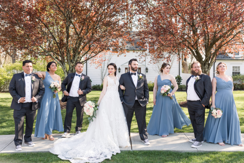 Spring Wedding Ceremony at The English Manor