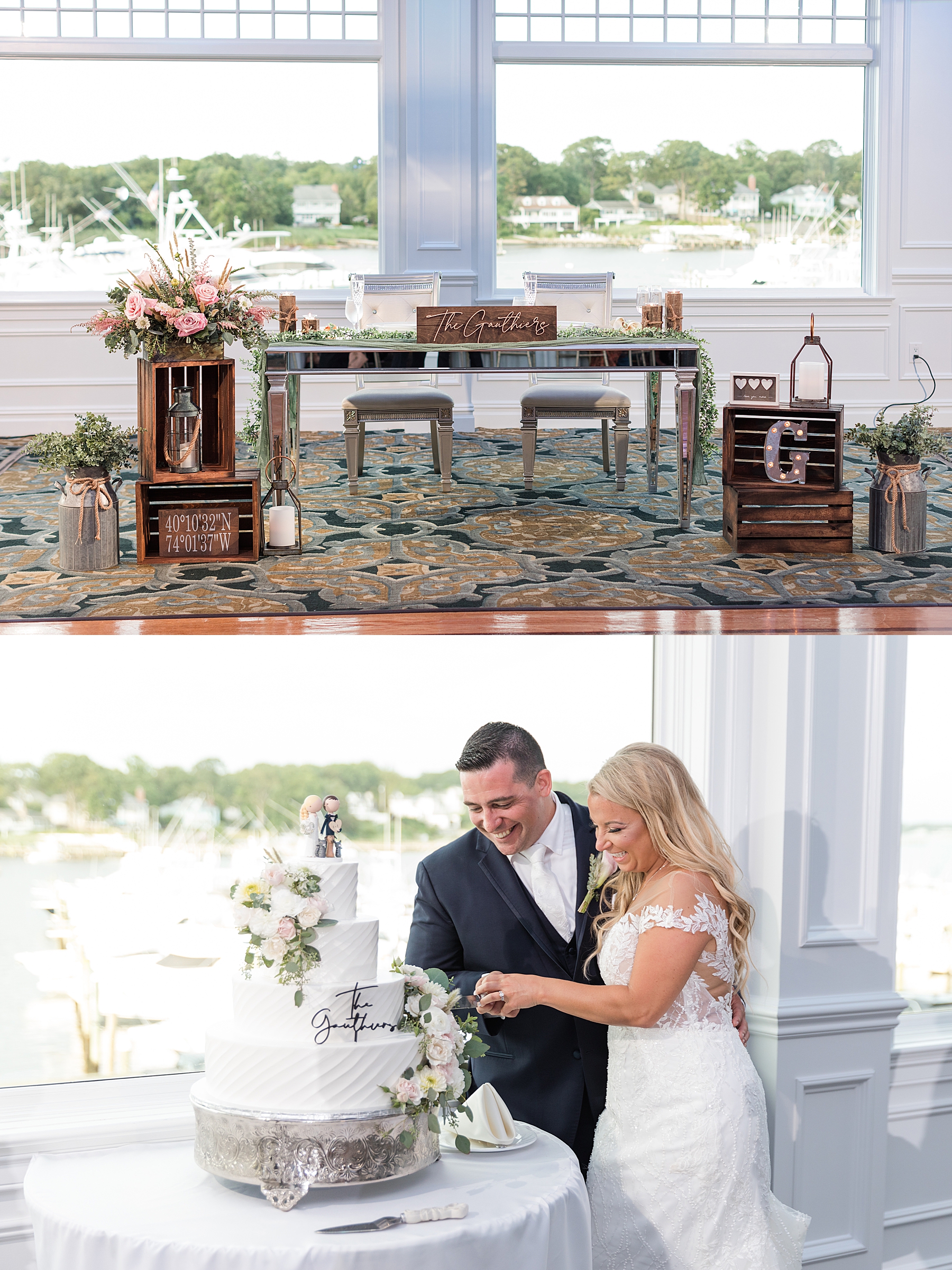 Crystal Point Yacht Club Wedding