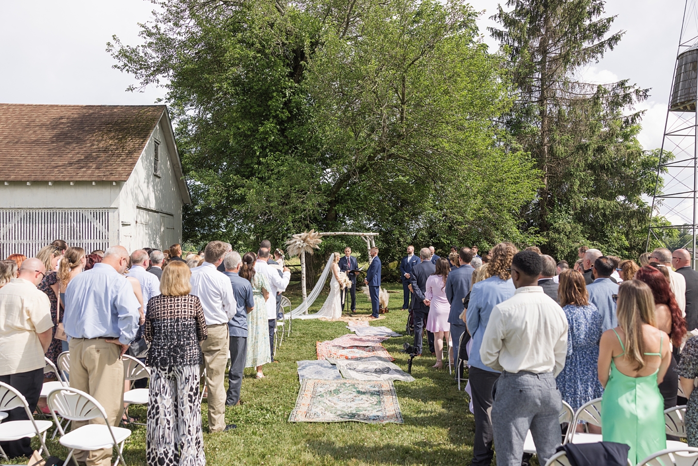 Summer Boho Wedding at Updike Farm in Princeton, NJ