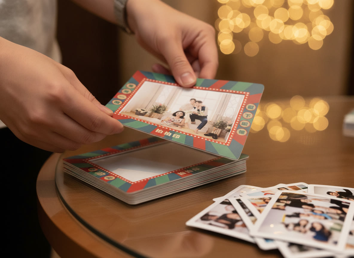 A print sliding into the soft magnetic frame