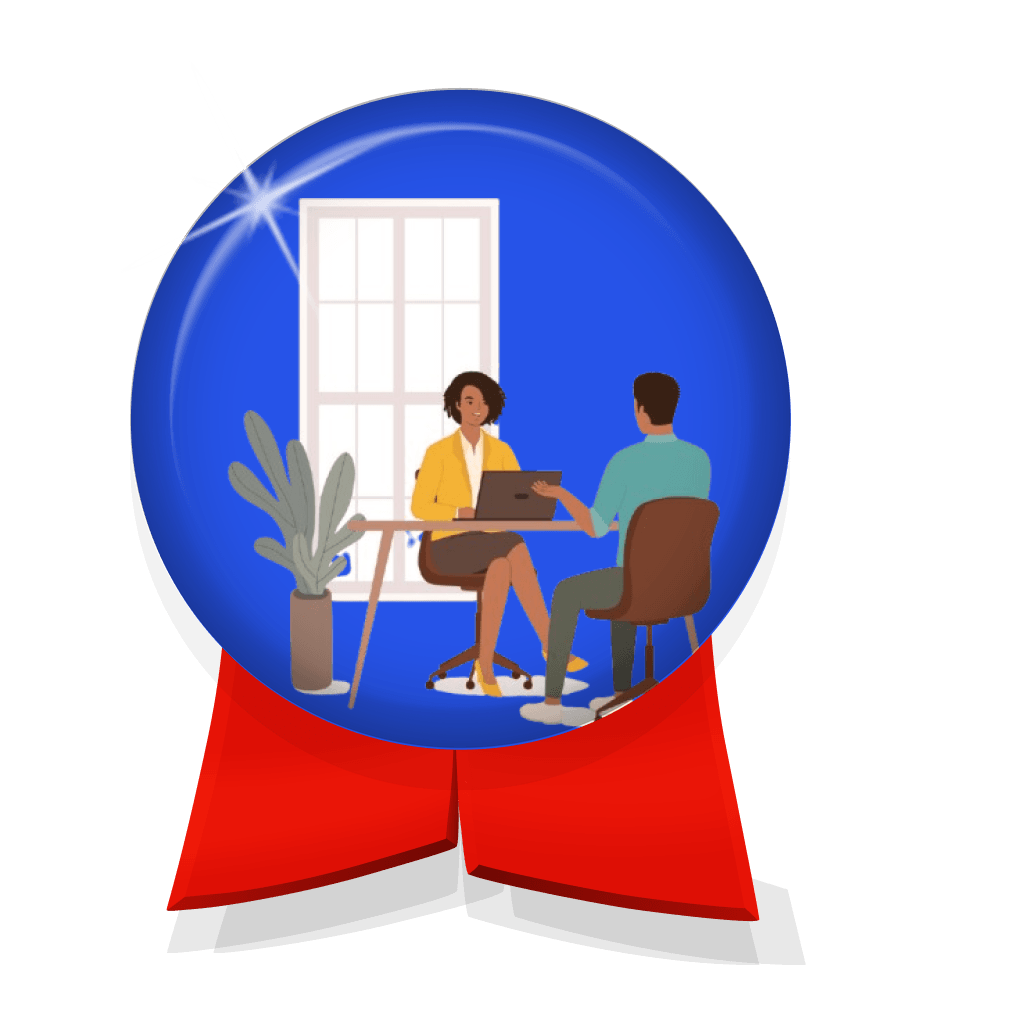 Job Interview badge