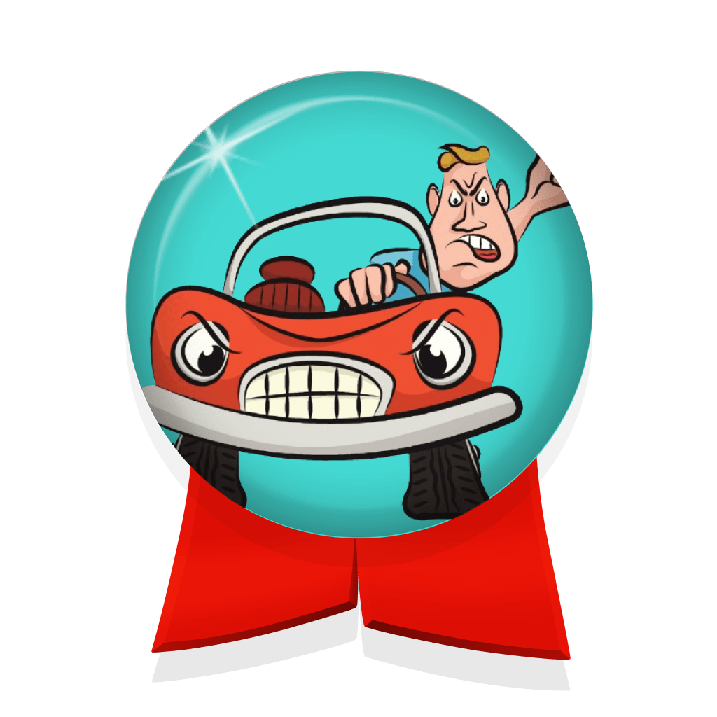 Road Rage badge