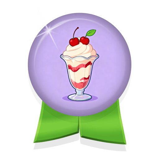 Preposition Sundae badge