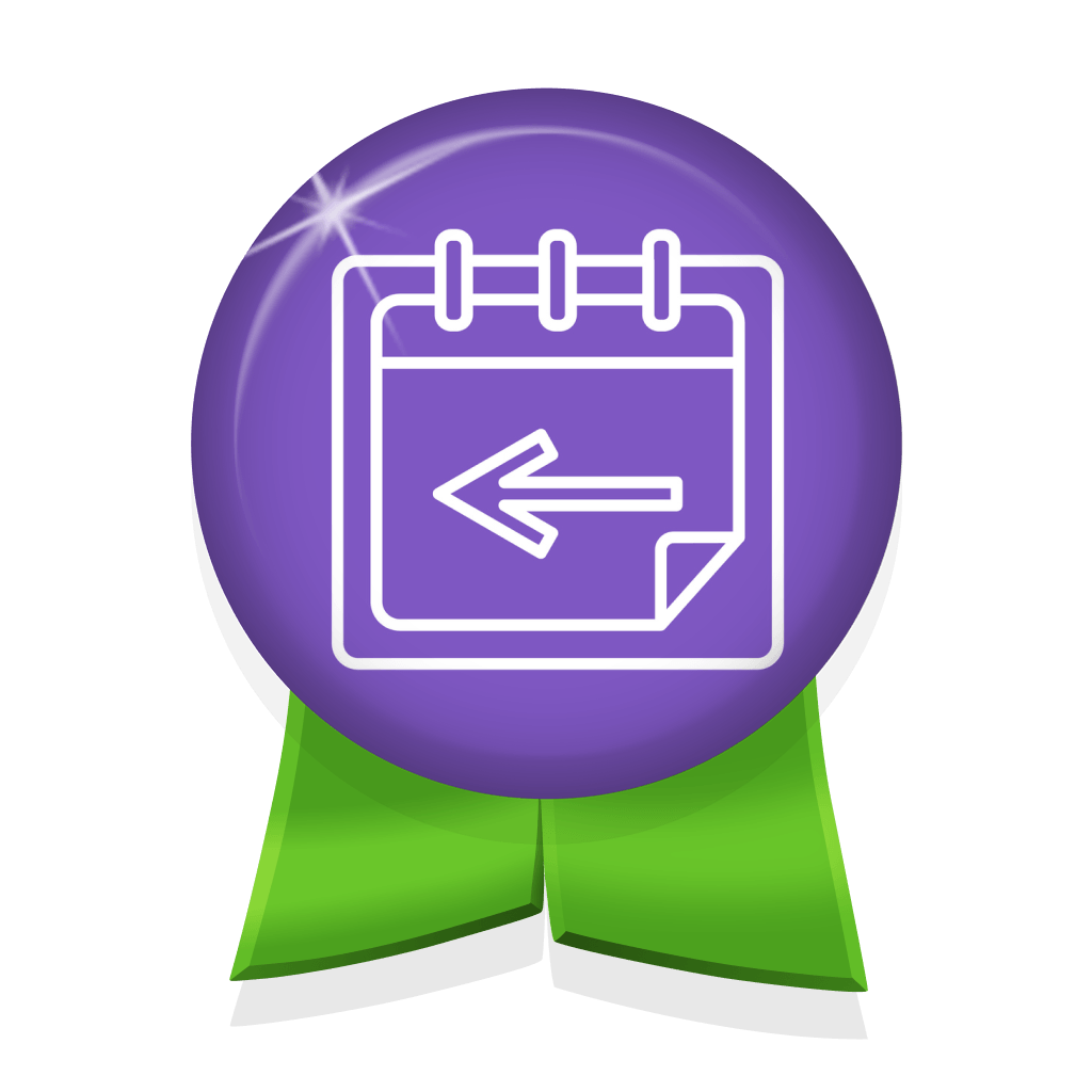 Yesterday badge