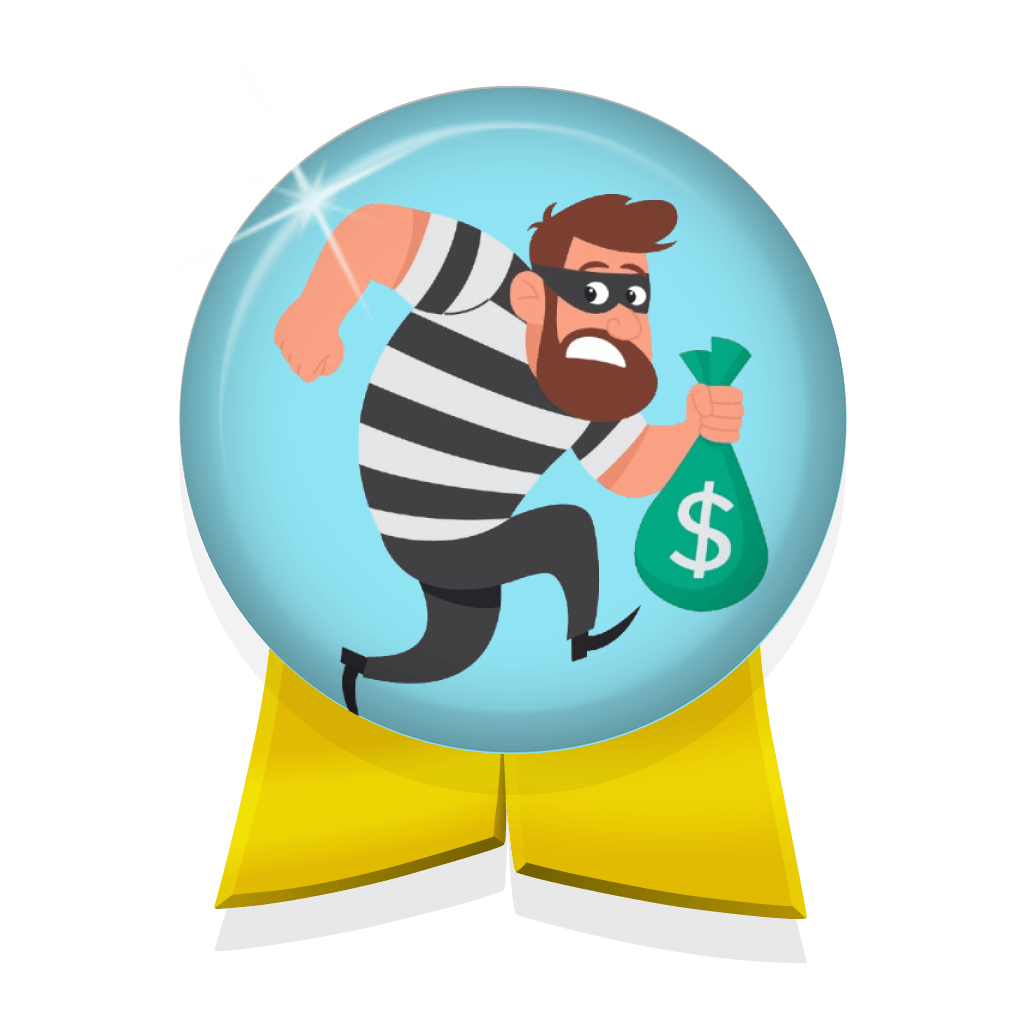 Bank Robber badge