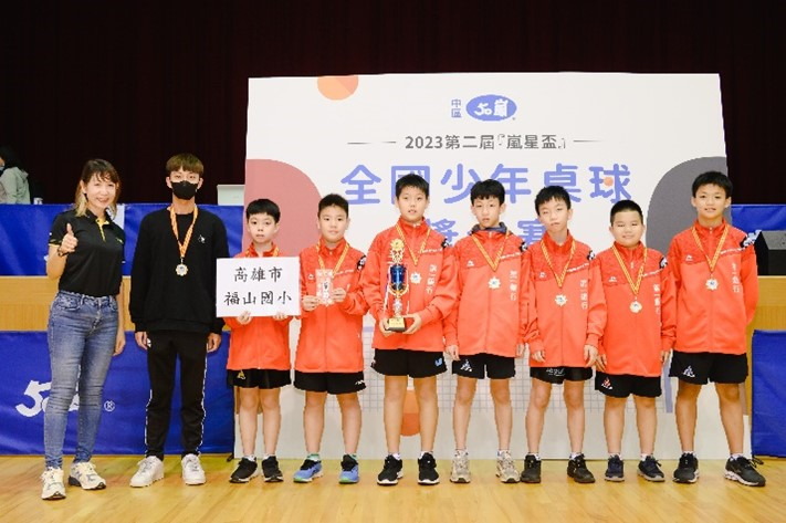 2023第二屆「嵐星盃」桌球賽台中開打,超過450位選手教練報名參賽