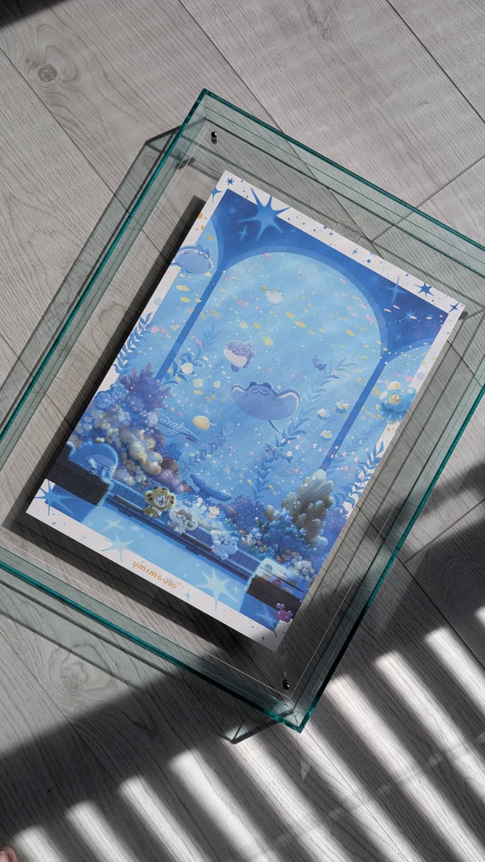 【閃夏水族館】系列A4海報(無框)