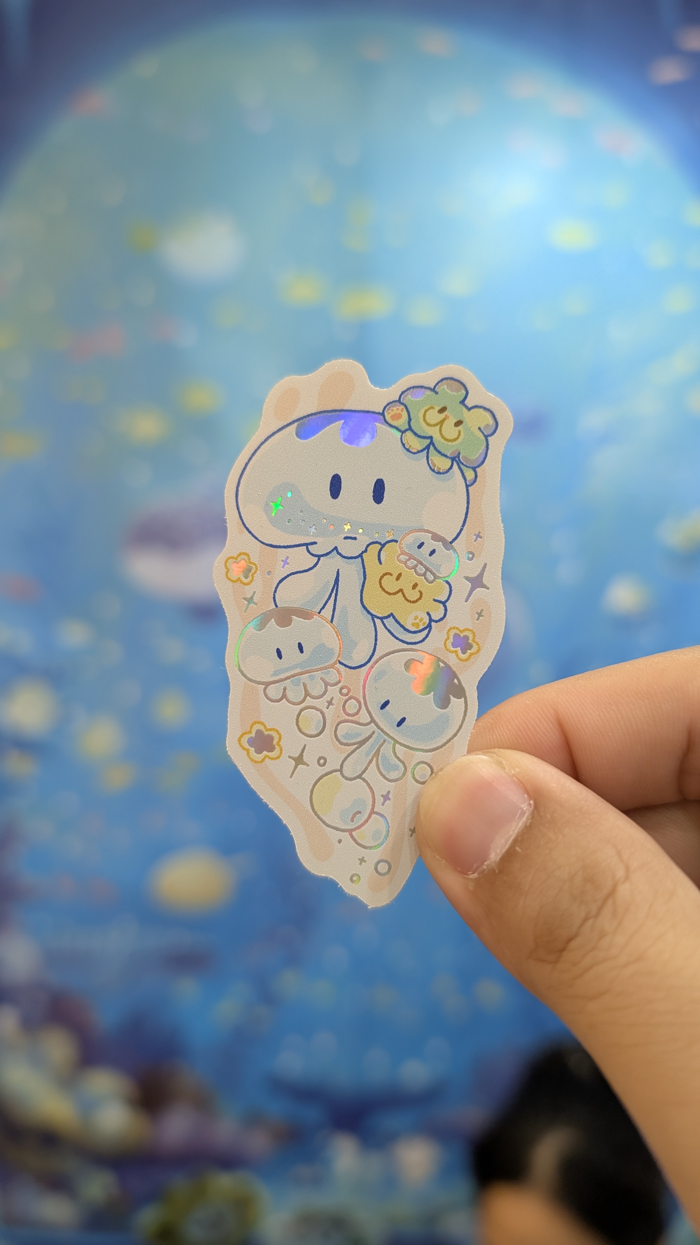 閃夏水族館系列-雷射炫彩貼紙 3