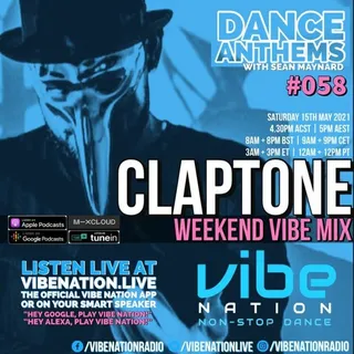 Claptone & Sean Maynard - Dance Anthems Radio Show 058