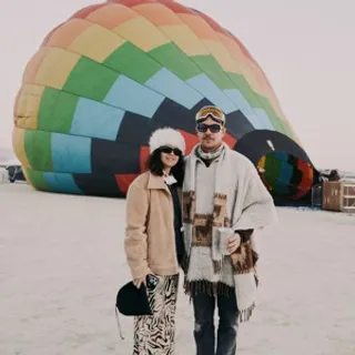 Diplo & Carlita @ Looners Camp Hot Air Balloon, Burning Man, United States