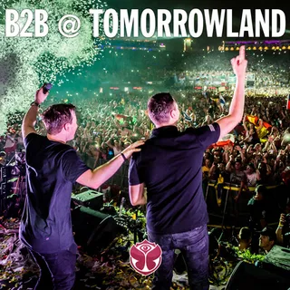 Hardwell & Tiësto @ Mainstage, Tomorrowland Weekend 2, Belgium