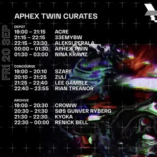 Nina Kraviz @ Depot Stage, Aphex Twin Curated, The Warehouse Project Manchester, United Kingdom