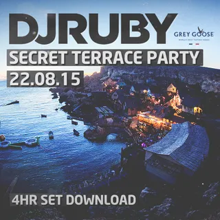 DJ Ruby @ Secret Terrace Set, Popeye Village Mellieħa, Malta