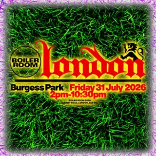 Riordan @ Burgess Park, Boiler Room London, United Kingdom