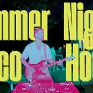 Summer Nights Disco House Mix With Live Guitar | Backyard Party With Friends