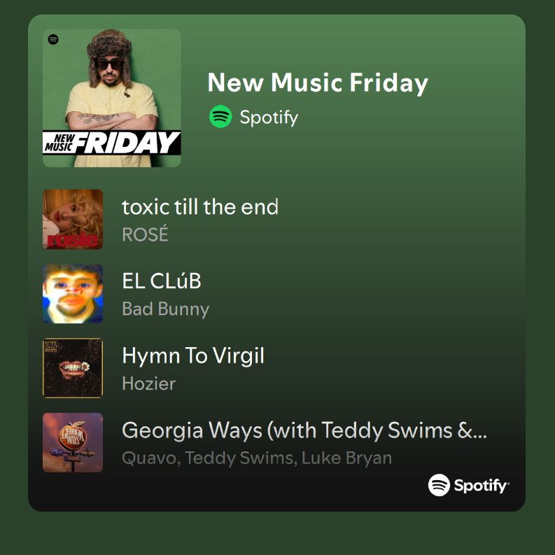 New Music Friday - playlist by Spotify | Spotify