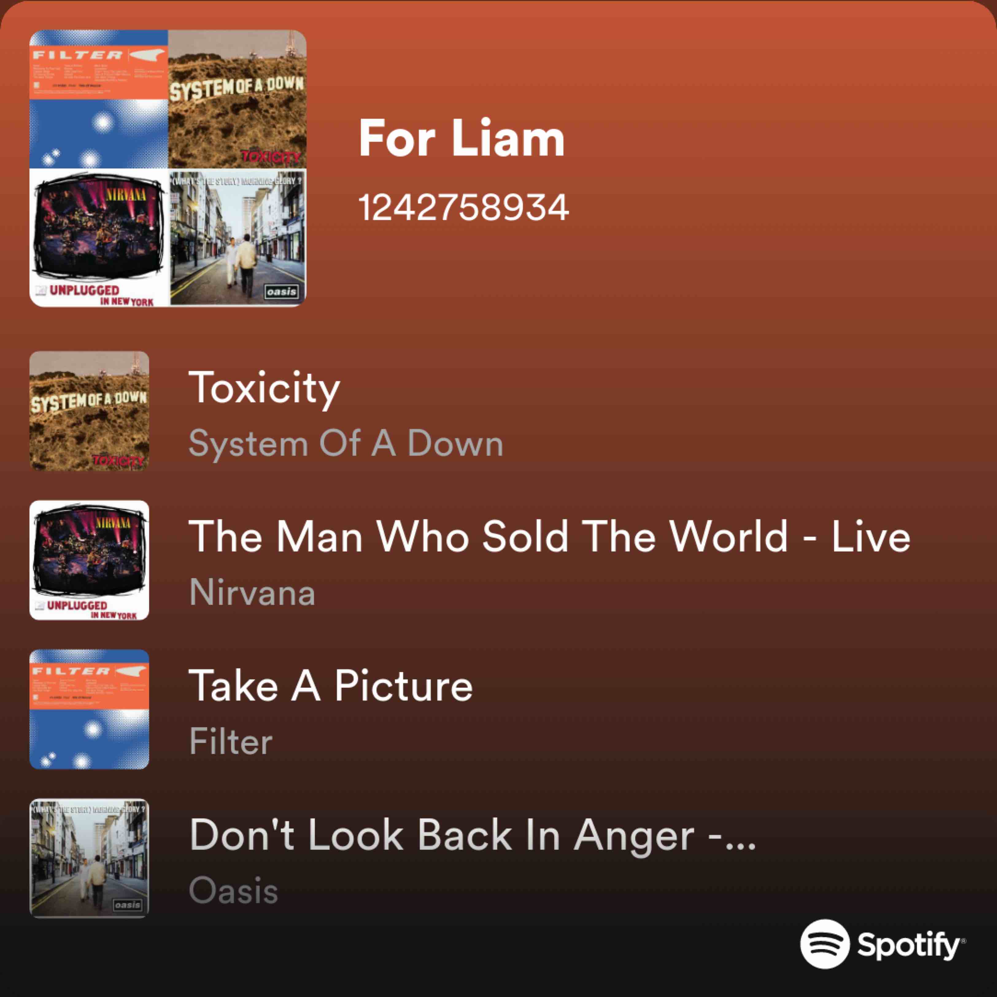 For Liam