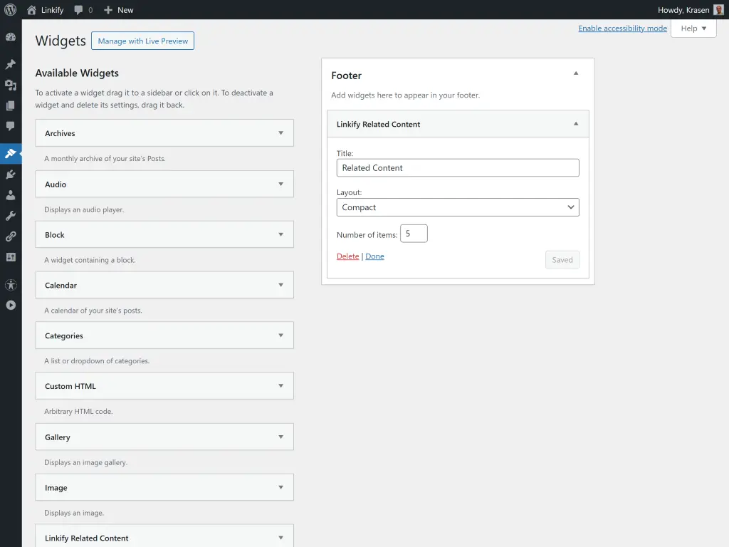 Feature Screenshot Image