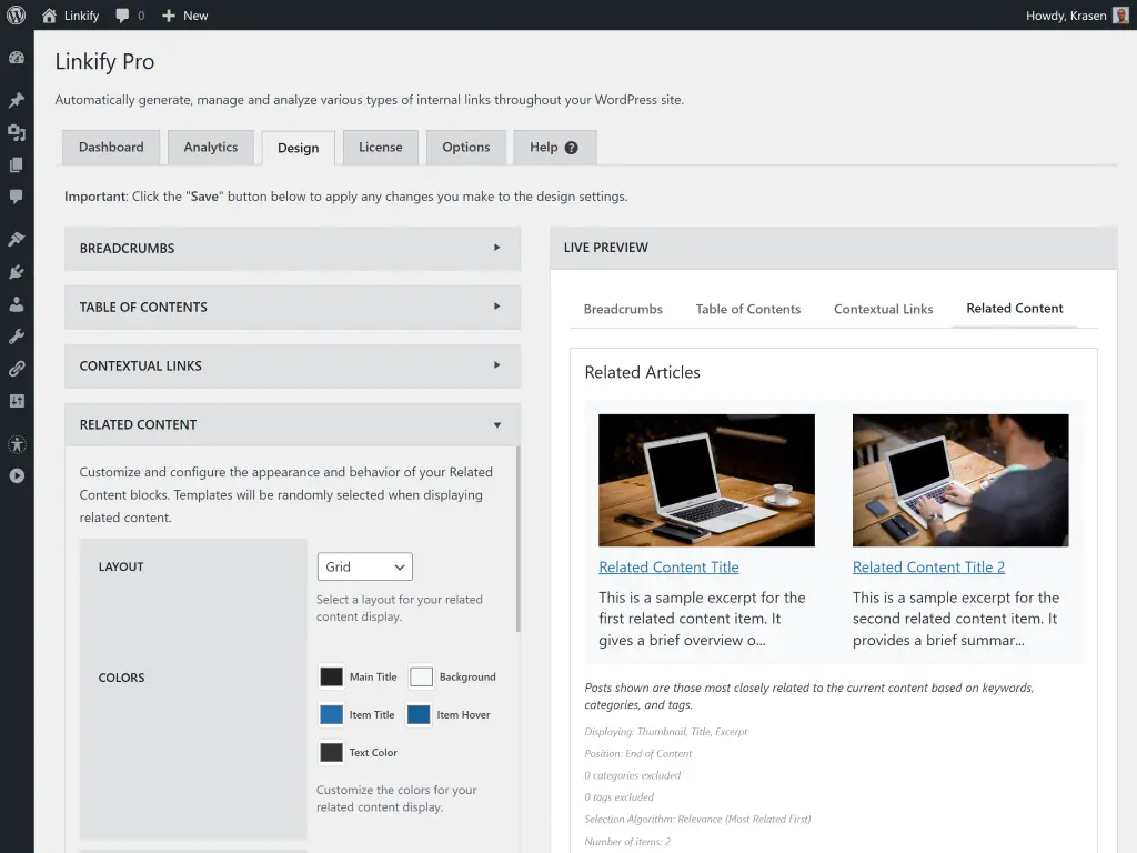 Feature Screenshot Image