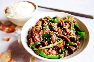 Beef with Peppers
