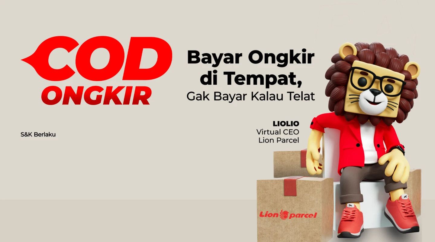 Lion Parcel Jasa Pengiriman Paket Kecil dan Besar bisa COD Ongkir