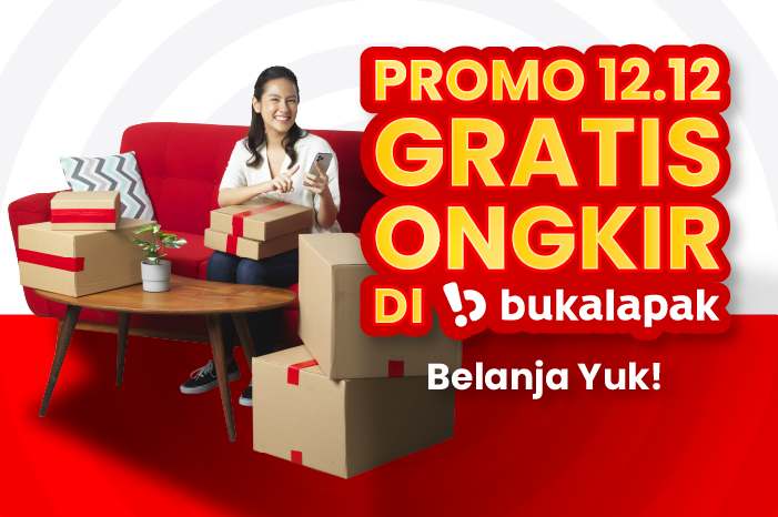 Promo 12:12 Gratis Ongkir Lion Parcel di Bukalapak, Belanja Yuk!