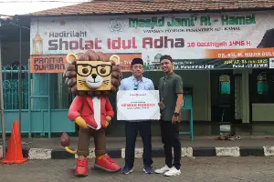 Gambar artikel Tebar Semangat #LogistikBaik, Lion Parcel Bagikan Hewan Kurban Untuk Masyarakat Sekitar